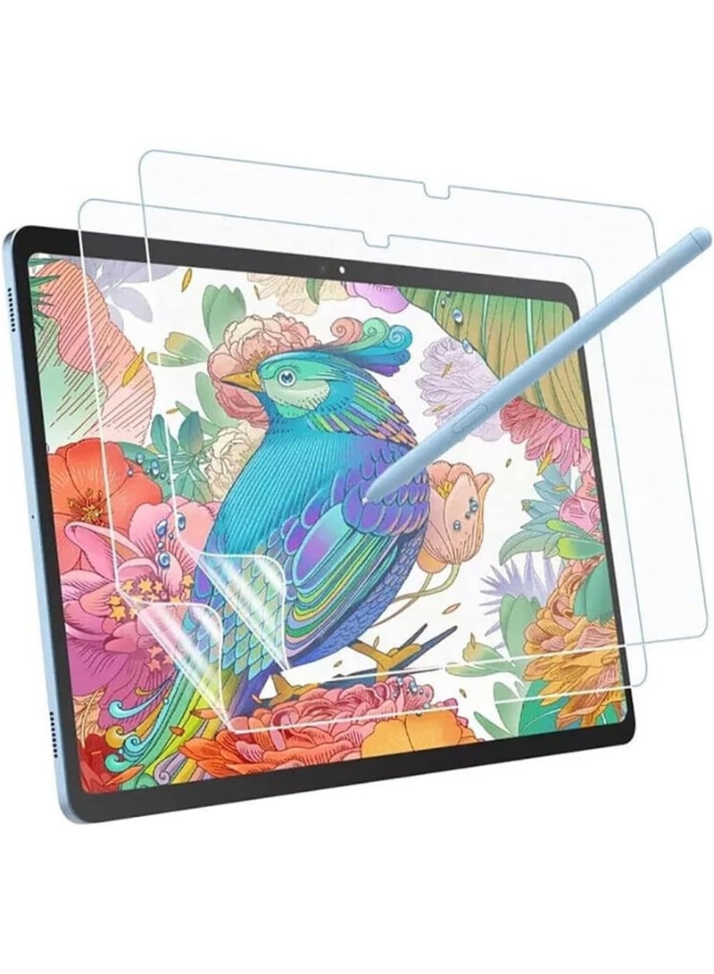 2PCS Soft PET Matte Paper Feel Screen Protector for Samsung Galaxy Tab S10 Plus/S9 Plus/S8 Plus/S7 FE/S7 Plus 12.4” Anti-Glare Matte Protective Film, Drawing, Writing with The Stylus Pen Like on Paper - Image 1